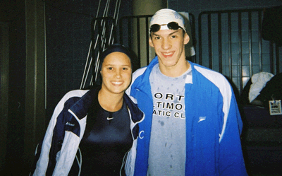 Ashley Carusone & Micheal Phelps